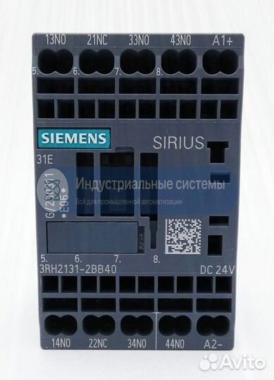 Контактор вспомогательный Siemens 3RH2131-2BB40