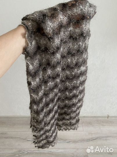 Оренбургский пуховый платок (шарф)