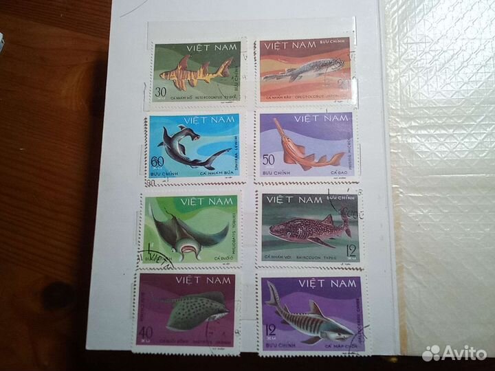 Марки почтовые Вьетнам Vietnam 1979-1980 гг