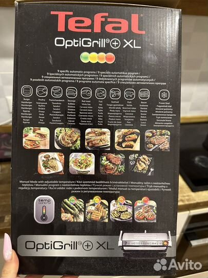 Гриль tefal optigrill xl