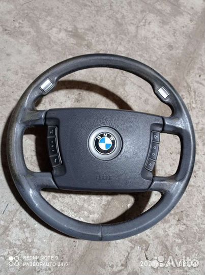 Руль бмв е65 в сборе с airbag