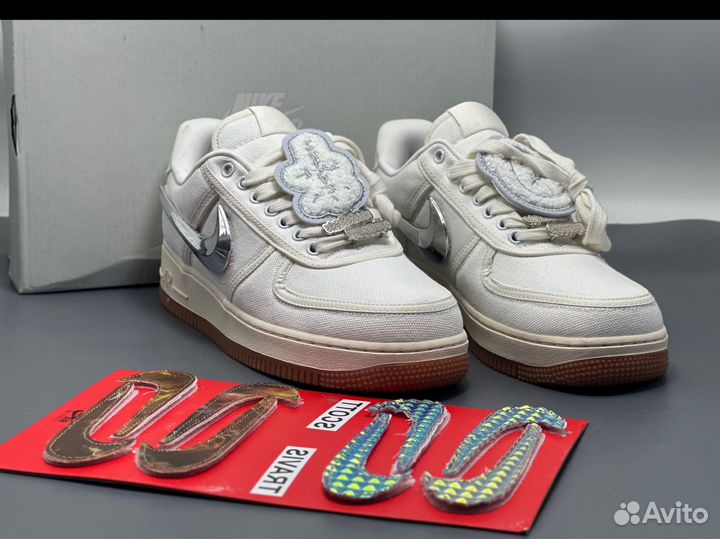 Кроссовки Nike Air Force 1 Low Travis Scott Sail