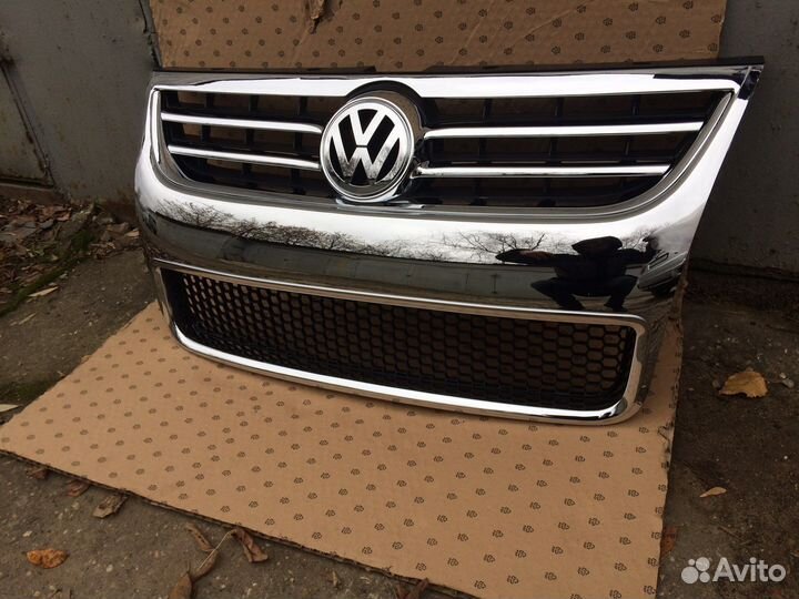 Решетка радиатора vw touareg 1 рест 2007-2010