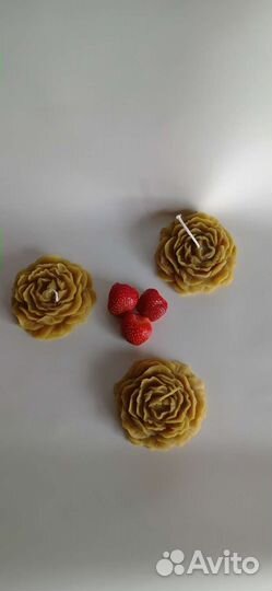 Свечи ручной работы. Натуральный пчелиный воск