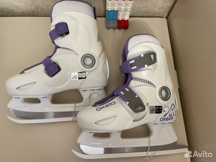 Коньки для девочки р 28-30