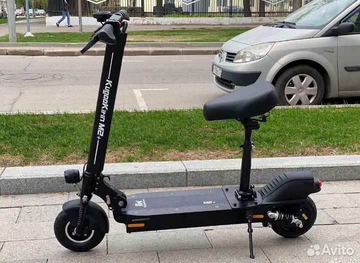 Электрический самокат с сиденьем kugoo