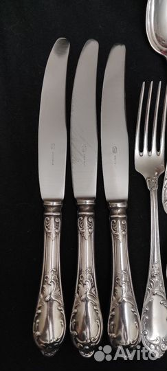 Набор столовых приборов мельхиор зиш Роял СССР