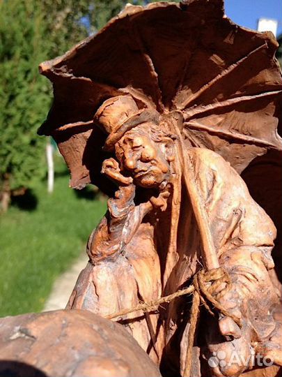 Скульптура. Извозчик. Giuseppe Armani. Авторская р