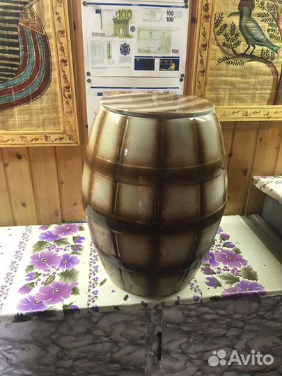 Керамическая бочка