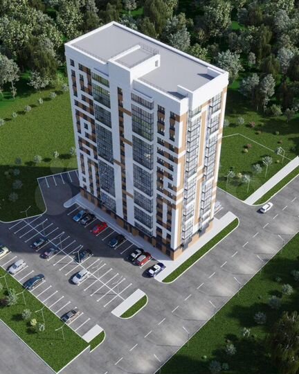 3-к. квартира, 53,1 м², 13/16 эт.