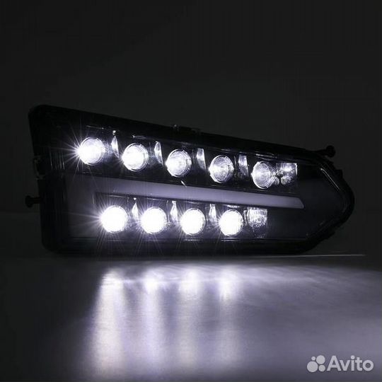 LED фары с дхо и поворотниками Polaris Ranger