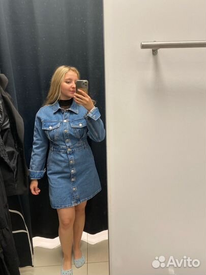 Джинсовое платье