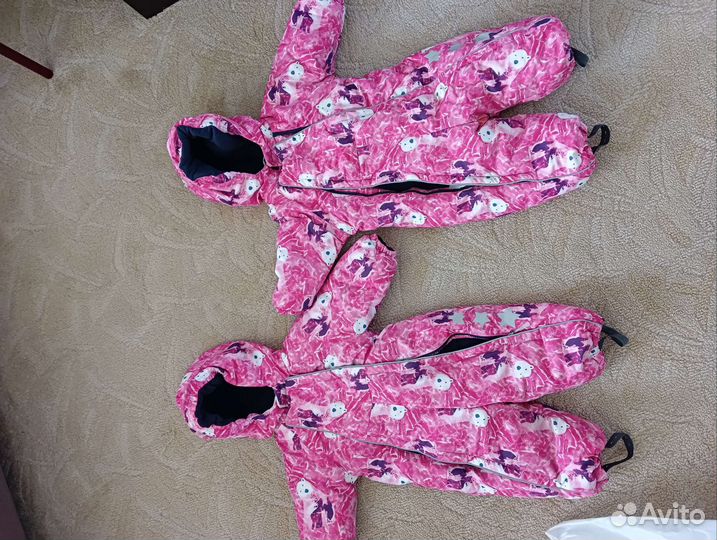 Зимний комбинезон для девочки,80