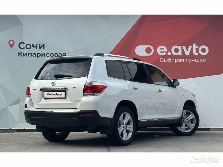 Toyota Highlander 3.5 AT, 2012, 202 000 км