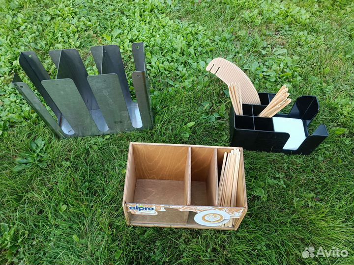 Стальной органайзер для стаканов и крышек