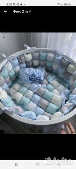 Бортики в кроватку