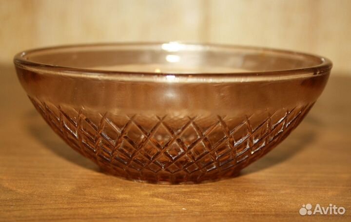 Салатник маленький цветное стекло советских времён