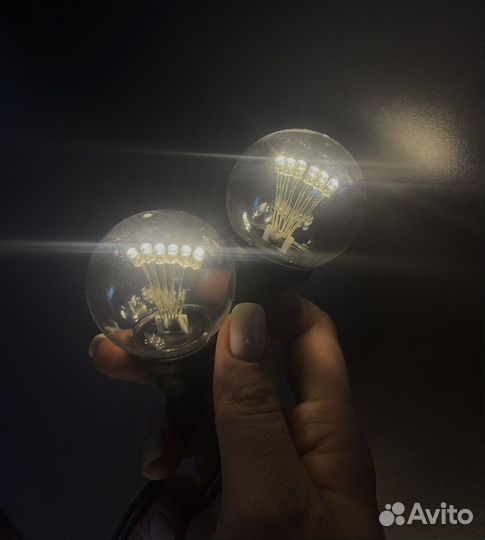 Гирлянда уличная с стиле ретро