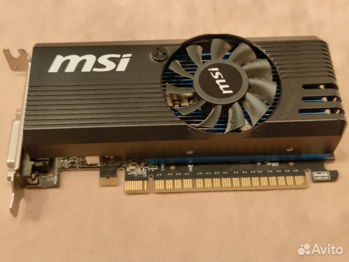 Видеокарта MSI GT640 низкопрофильная