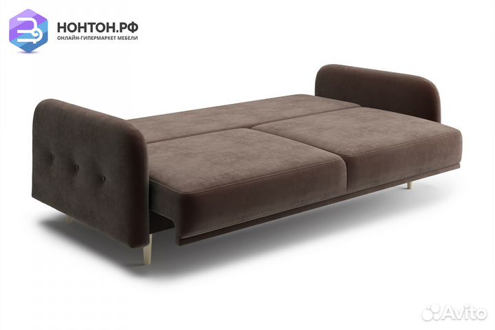 Диван книжка Париж коричневый