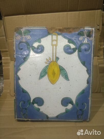 Старый (Старинный) печной изразец. Разные