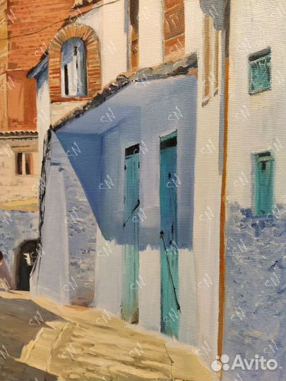 Картина городской пейзаж