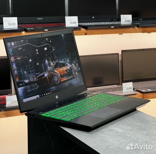 Игровой HP i5-8300H/ GTX 1060 Max-Q/ SSD/ 8OZU