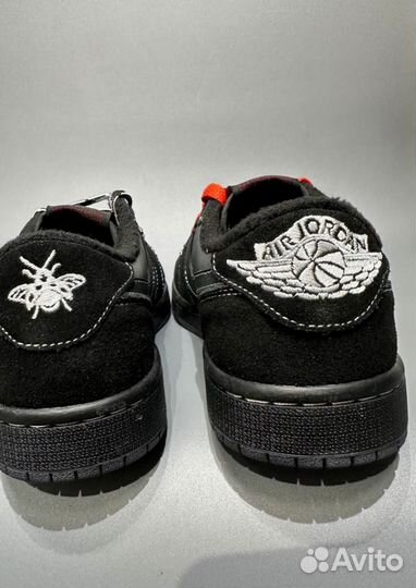 Кроссовки Travis Scott X Air Jordan 1 Low Black Ph