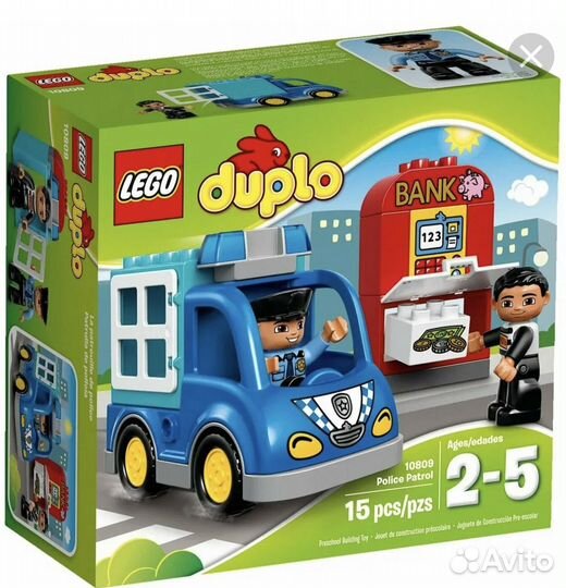 Лего дупло поезд большой, полиция, семейный дом