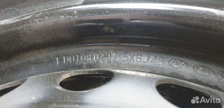 Всего 1шт Kia Rio / Hyundai Solaris R15 4x100