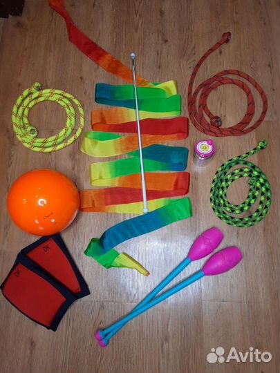 Скакалка булавы лента полупальцы