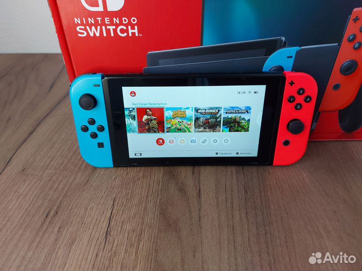 Прошитый Nintendo Switch 2rev. 160Gb Любые игры