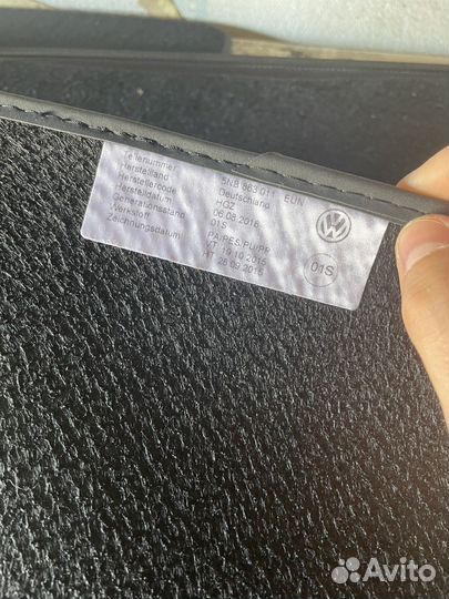 Коврики tiguan 2 (летние, ворсовые) оригинал
