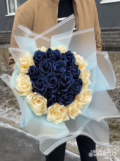 Букет из атласных лент