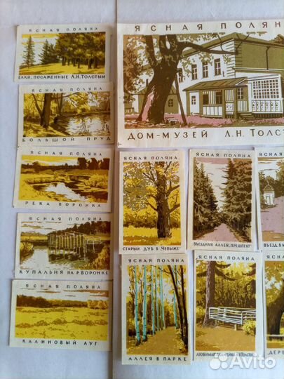 Спичечные этикетки СССР. Ясная поляна
