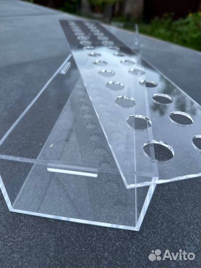 Ваза для цветов прозрачная