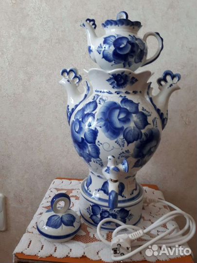 Посуда гжель новая