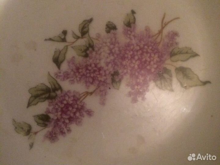 Тарелка Винтаж Сирень