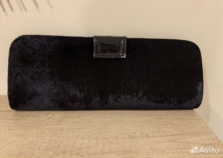 Винтажный бархатный клатч