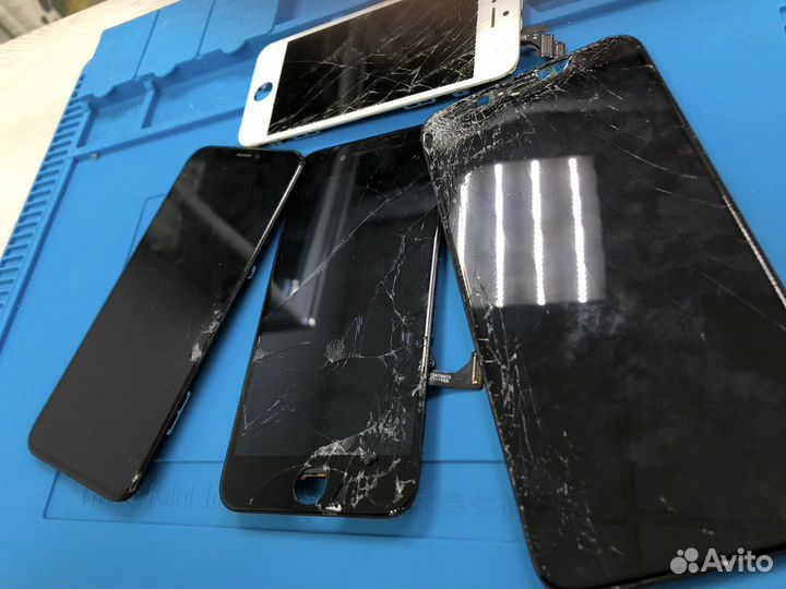 Переклейка переднего стекла iPhone замена дисплея