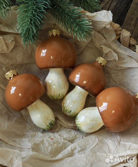 Елочные игрушки стекло 