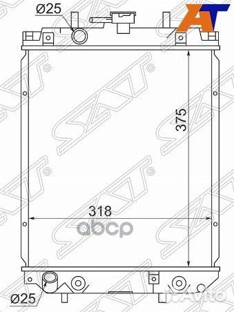 Радиатор Daihatsu Storia 98-04 / YRV 00-05