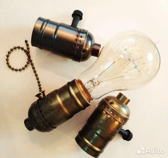 Винтажный ретро патрон Е27