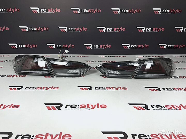 Стопы Toyota Camry 70 Lexus Style Прозрачные