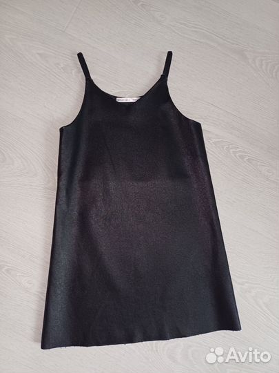 Сарафан из экокожи, 134 рост