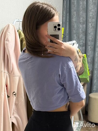 Футболка укороченная