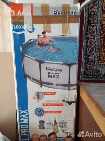 Каркасный бассейн бу