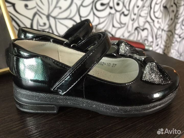 Туфли для девочки 27 размер