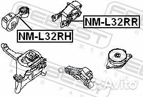 Подушка двигателя правая nissan teana RUS make