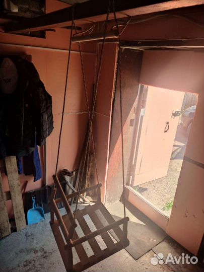 Детская деревянная качель